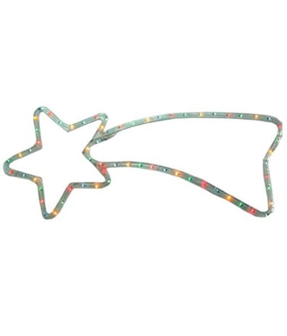 STELLA COMETA LUMINOSA 130X52CM LUCE INCANDESCENZA MULTICOLOR USO ESTE