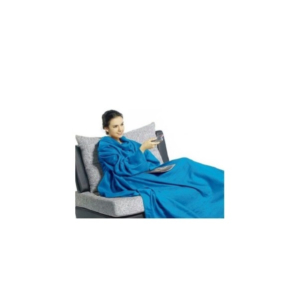 Unisex Uomo Donna Indossabile Coccole Coperta con Maniche Super Soft Caldo  Pile