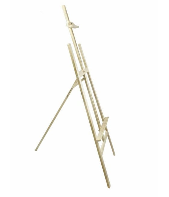 CAVALLETTO PITTORICO LEGNO INCLINABILE 70CM PITTURA ESPOSIZIONE QUADRI