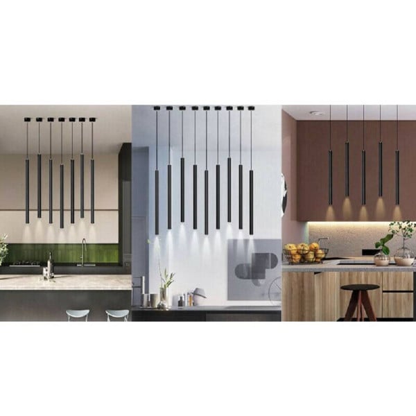 LAMPADARIO SOFFITTO LED 3W PUNTO LUCE FREDDA CALDA NATURALE NERO A11-N