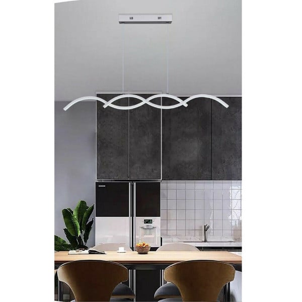 LAMPADARIO LED MODERNO LAMPADA TWIST 25W LUCE 6500K 4000K 3000K A43B