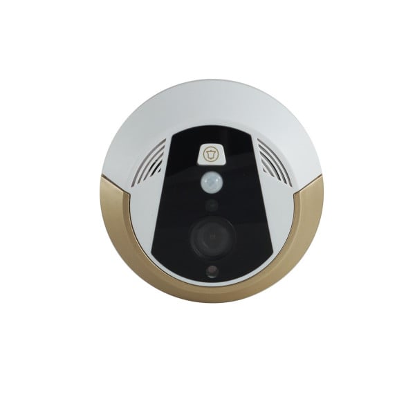 VIDEOCITOFONO WI FI WIRELESS SMARTPHONE SENSORE PIR REGISTRA SD SMART DOORBELL