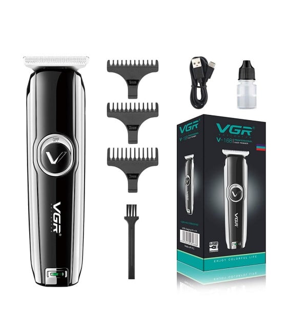 VGR V-168 Tagliacapelli Professionale Trimmer Barber Rifinitore USB