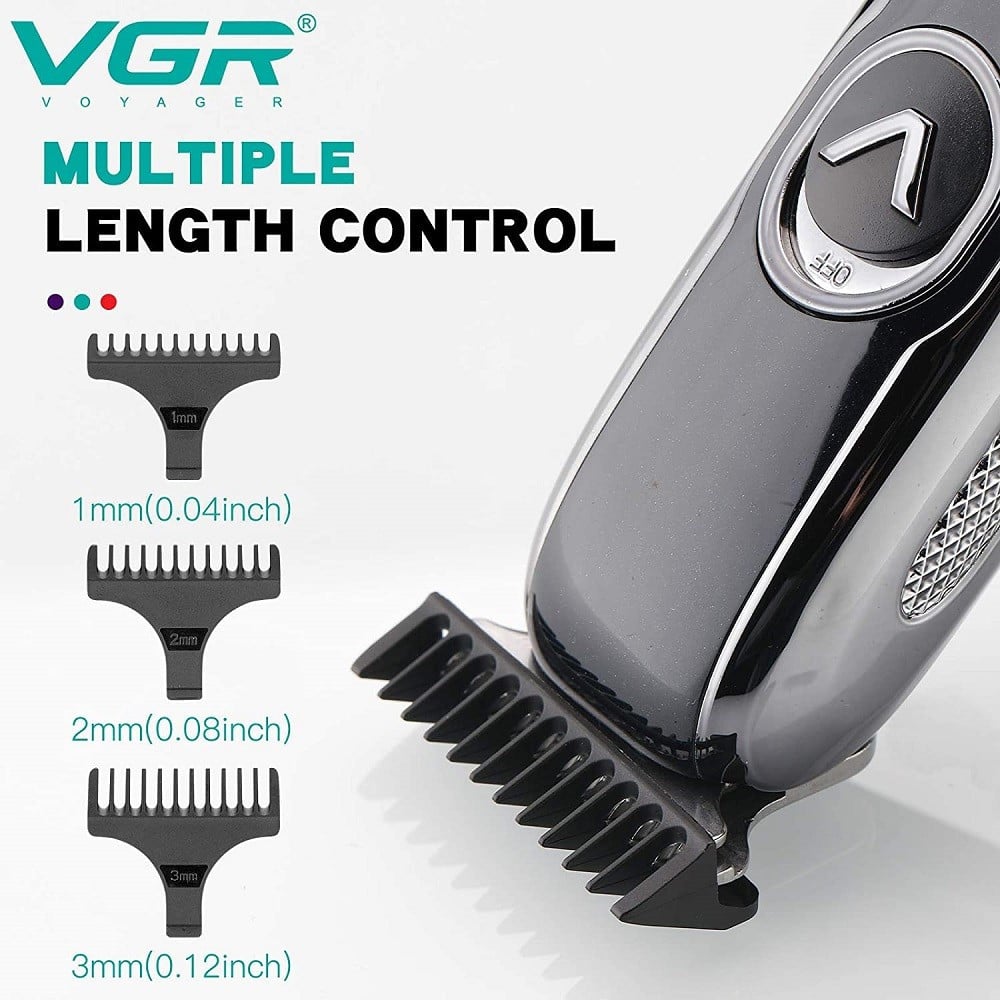 VGR V-168 Tagliacapelli Professionale Trimmer Barber Rifinitore USB