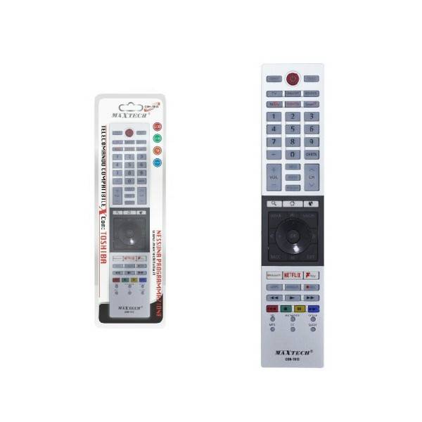 TELECOMANDO TV COMPATIBILE TOSHIBA SMART TV LCD LED NETFLIX COM-T013