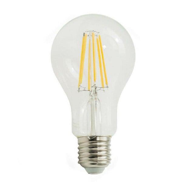 LAMPADINA LED FILAMENTO 12W E27 GLOBO A70 LUCE 6500K 4000K 3000K A70-T