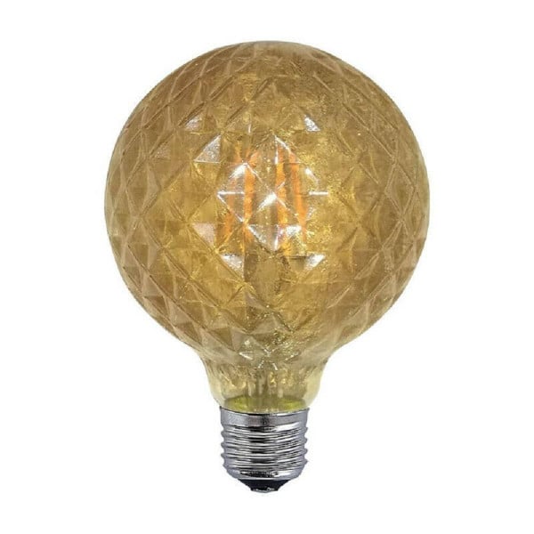 LAMPADINA FILAMENTO SFERA AMBRA E27 4W STILE VINTAGE RETRO LUCE TD-OC