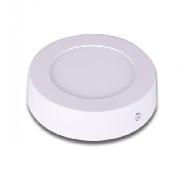 PLAFONIERA LED 6W TONDO PVC LUCE BIANCO CALDO FREDDO NATURALE P120B-T
