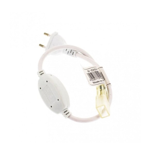 SPINA PER STRISCE LED 8MM 220V PRESA ACCENSIONE STRIP LED S-220V-8