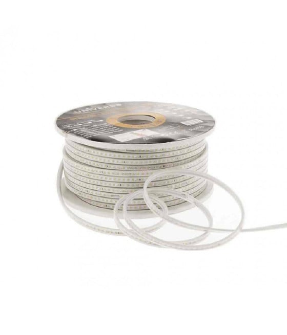 STRISCE LED GOMMATE SMD 2835 A 220V DA 5MM BOBINA STRIPLED 100MT 2835-120 COLORE