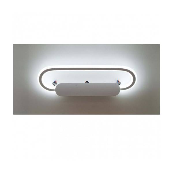 Trade Shop - Applique Lampada Da Specchio Lineare Bagno Orientabile 9w Luce  4000k 6500k F01 Bianco Naturale 