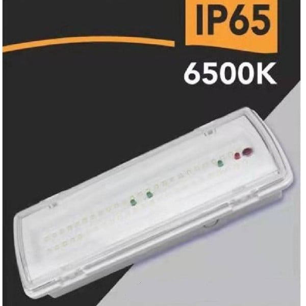 LAMPADA LED EMERGENZA ANTI BLACKOUT ESTERNO IP65 3.5W 400LM MG-01