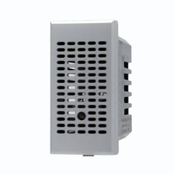 SENSORE ACUSTICO TIMER 220V COLORE SILVER COMPATIBILE BTICINO AXOLUTE
