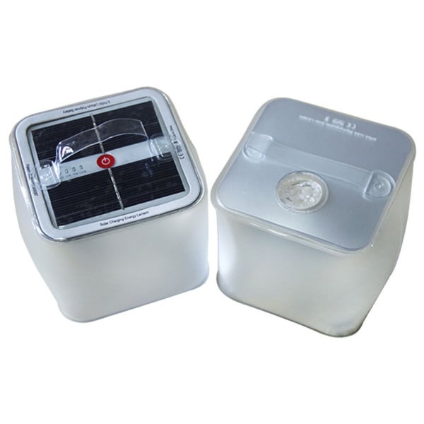 LAMPADA 10 LED SOLARE GONFIABILE DA GIARDINO IMPERMEABILE PISCINA GALLEGGIANTE