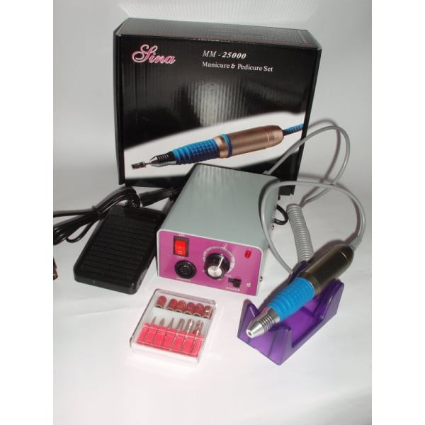 FRESA RICOSTRUZIONE PROFESSIONALE UNGHIE MANICURE NAIL ART MM 25000 GIRI PER GEL