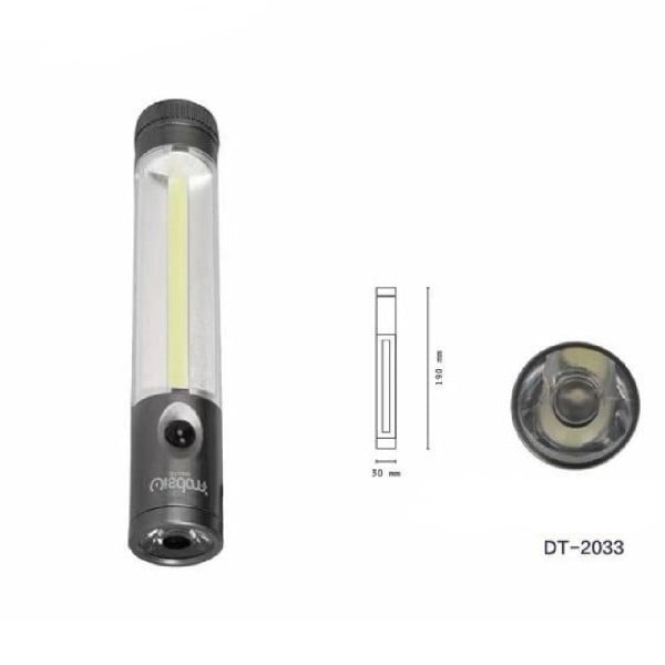 MINI TORCIA LED COB DA LAVORO DOPPIA EMISSIONE LUCE TASCABILE DT-2033