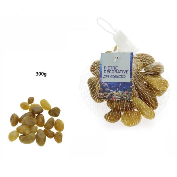 PIETRE CIOTTOLI SASSI DECORATIVI ACQUARIO 300GR DECORAZIONE PIANTE GIA