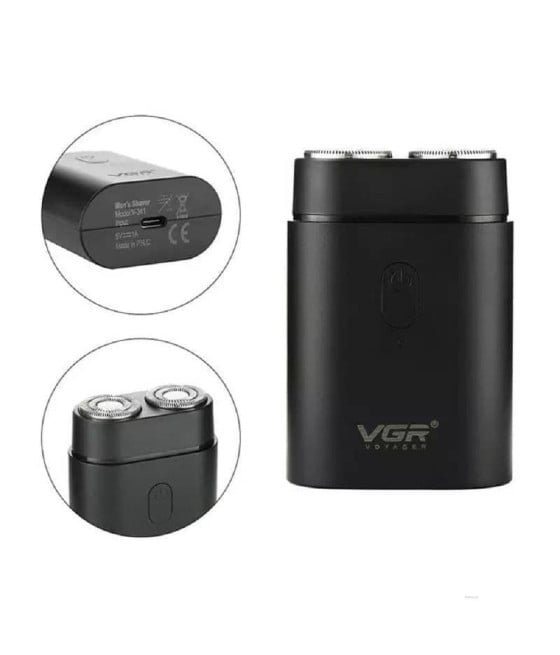 VGR V-341 Rasoio Professionale Elettrico Rotary Shaver Barber Regolabarba Uomo