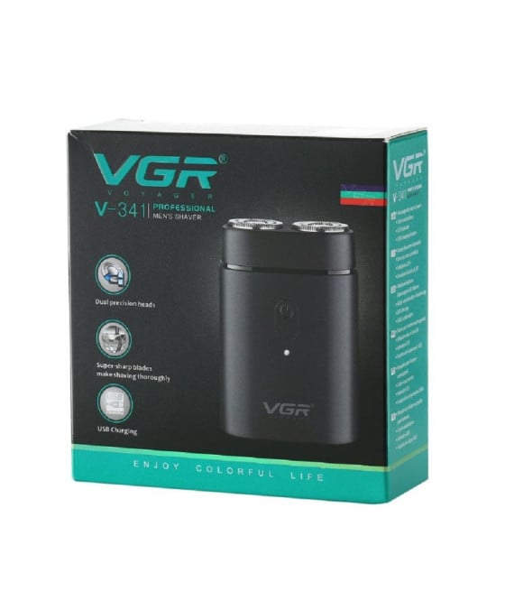 VGR V-341 Rasoio Professionale Elettrico Rotary Shaver Barber Regolabarba Uomo