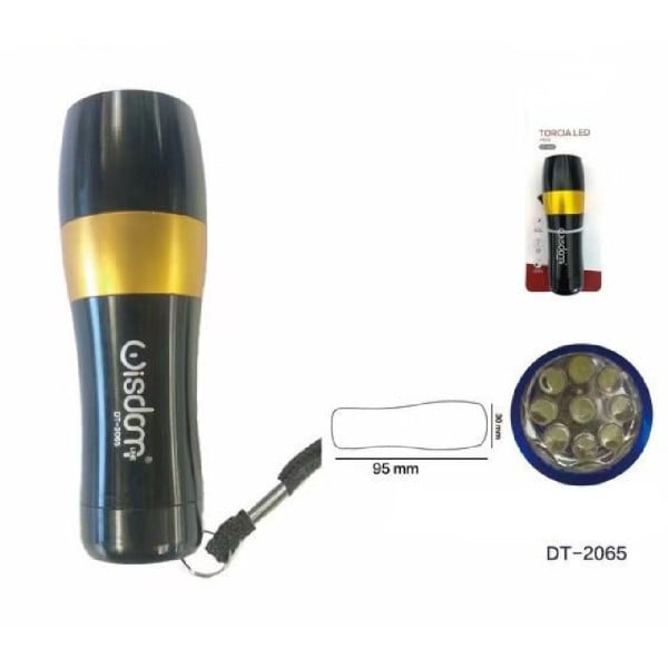 MINI TORCIA ELETTRICA LUCE LED COB TASCABILE PORTATILE GANCIO DT-2065