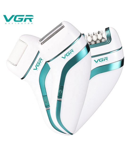 VGR V-713 Epilatore Professionale 3in1 Ricaricabile Depilazione Precisa
