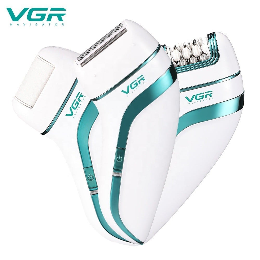 VGR V-713 Epilatore Professionale 3in1 Ricaricabile Depilazione Precisa