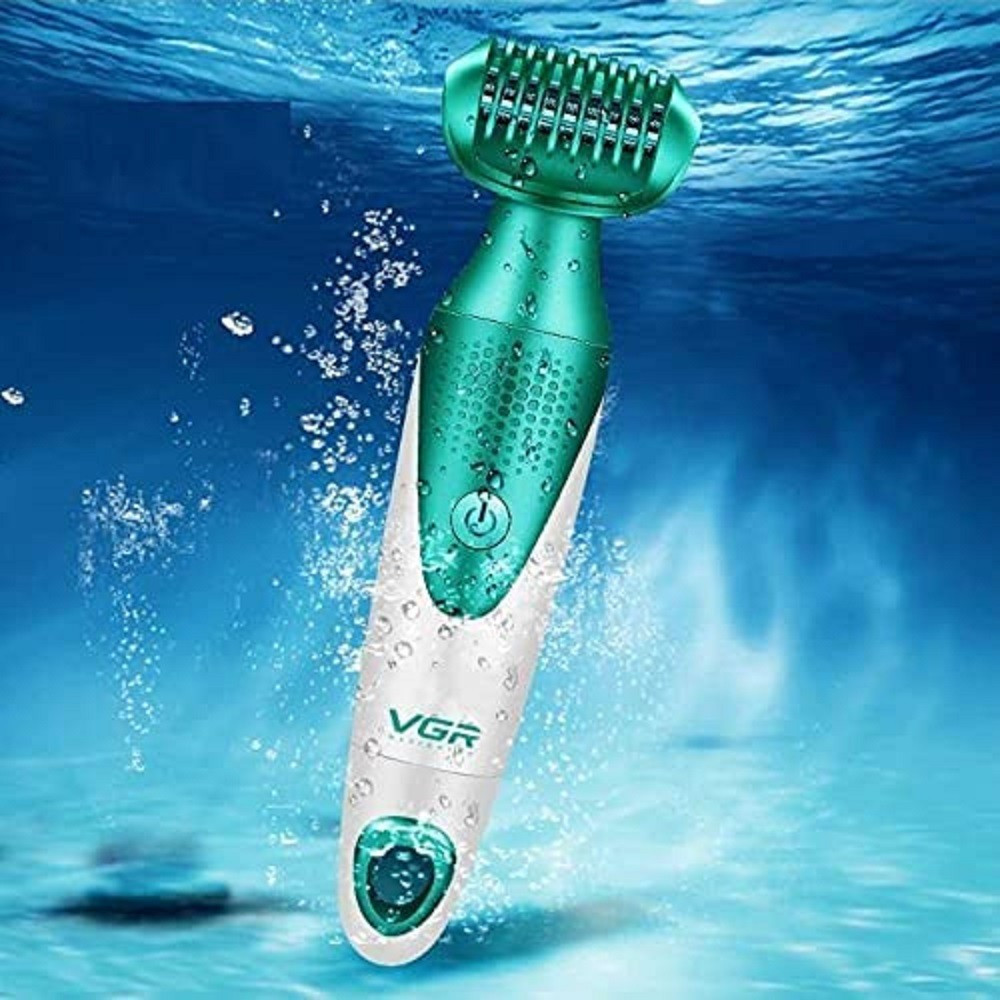 VGR V-720 Kit Epilatore 5in1 Donna Trimmer Rasoio Testine Intercambiabili