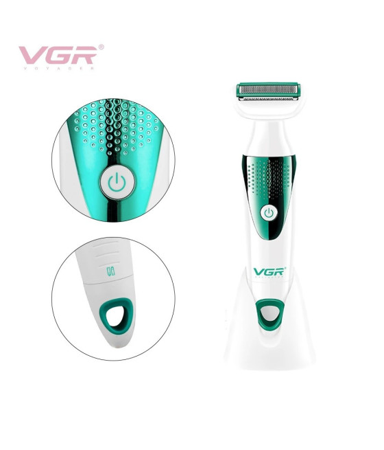 VGR V-720 Kit Epilatore 5in1 Donna Trimmer Rasoio Testine Intercambiabili
