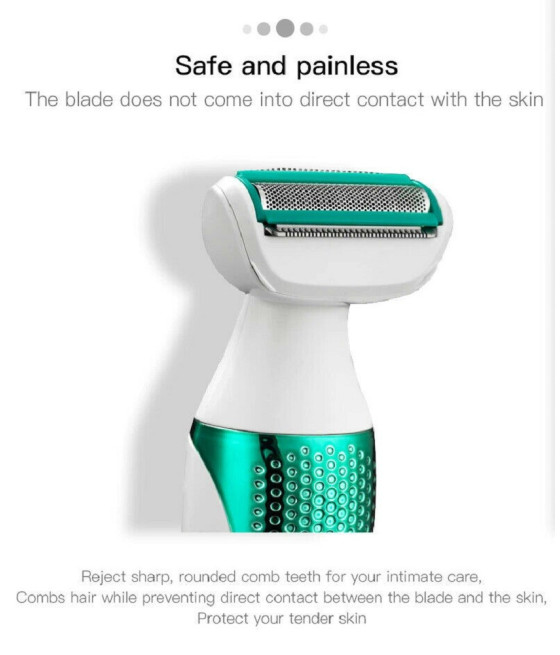 VGR V-720 Kit Epilatore 5in1 Donna Trimmer Rasoio Testine Intercambiabili