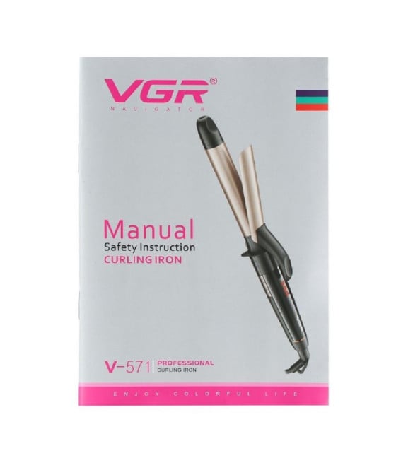 VGR V-571 Ferro Arricciacapelli Professionale 2 in 1 Parrucchiere