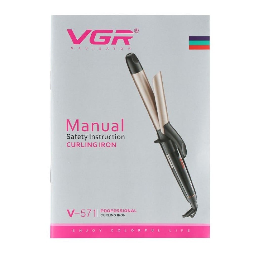 VGR V-571 Ferro Arricciacapelli Professionale 2 in 1 Parrucchiere