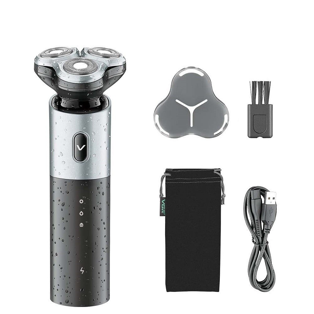 Tagliacapelli Professionale Rotary Shaver VGR V-343 | Rasoio Trimmer Barber USB