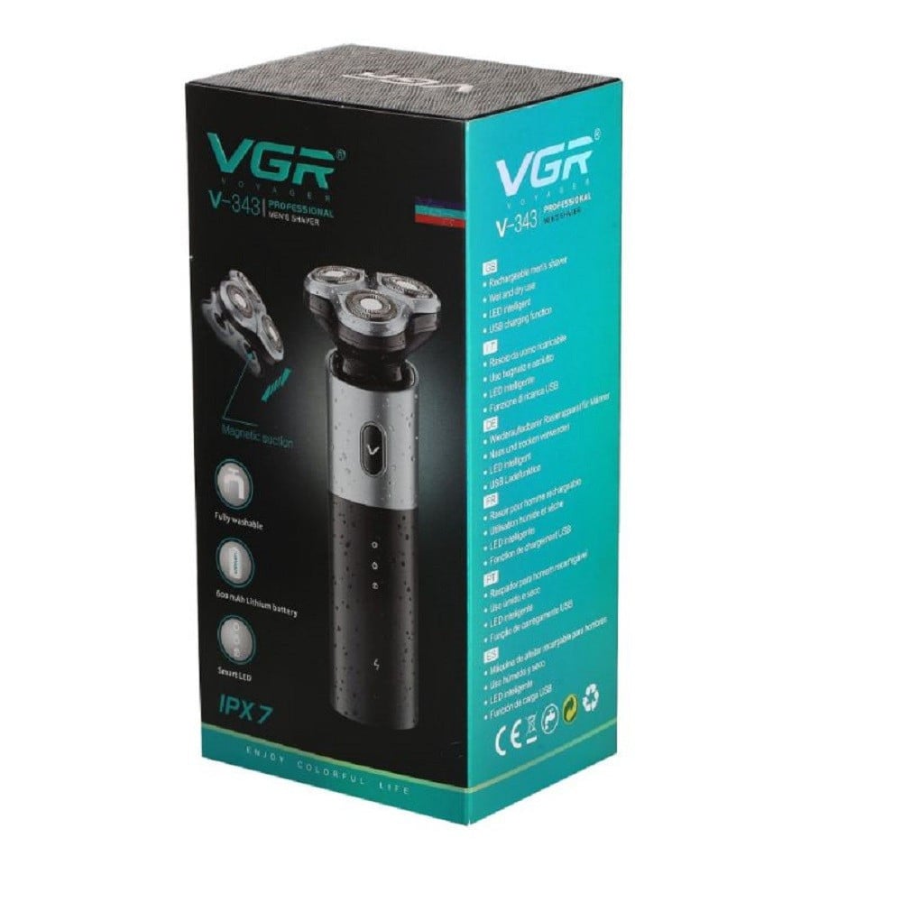 Tagliacapelli Professionale Rotary Shaver VGR V-343 | Rasoio Trimmer Barber USB