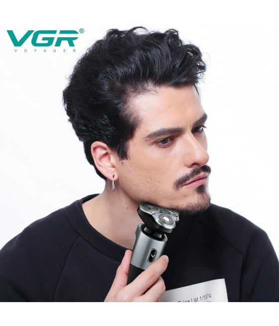 Tagliacapelli Professionale Rotary Shaver VGR V-343 | Rasoio Trimmer Barber USB