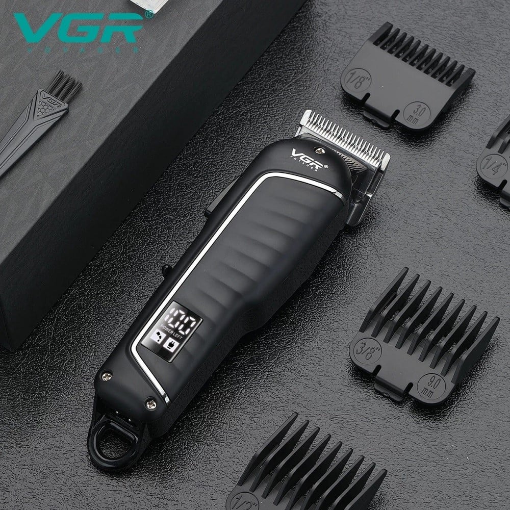 Tagliacapelli Professionale VGR V-683 | Clipper Barber Rasoio Regolabarba