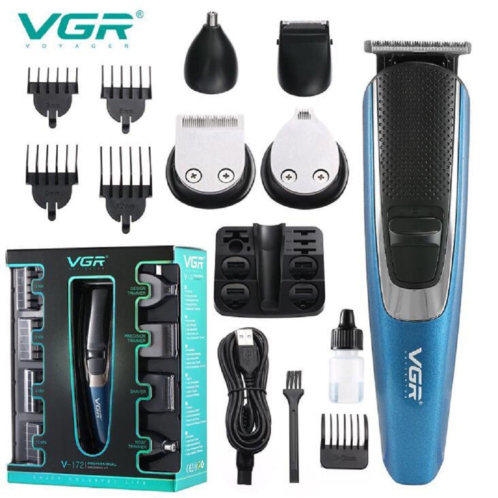 VGR V-172 Kit Tagliacapelli Professionale Trimmer Barber Rasoio Barba