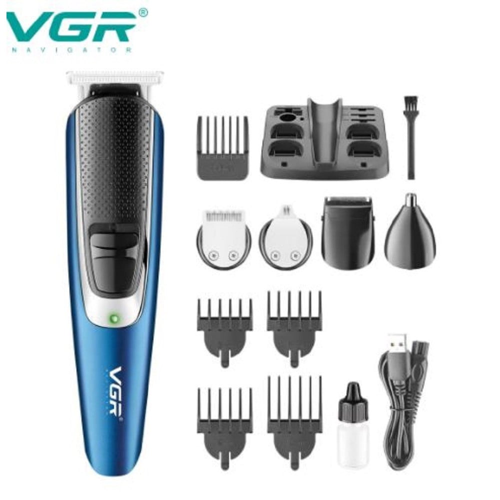 VGR V-172 Kit Tagliacapelli Professionale Trimmer Barber Rasoio Barba