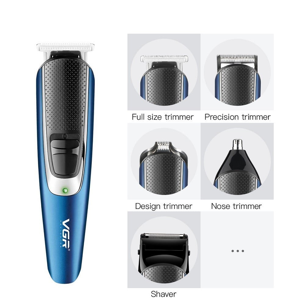 VGR V-172 Kit Tagliacapelli Professionale Trimmer Barber Rasoio Barba