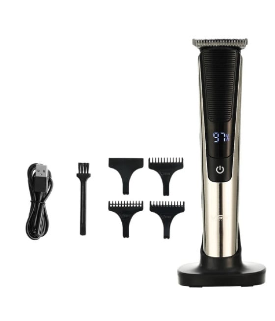 TAGLIACAPELLI BARBA PROFESSIONAL RICARICABILE USB CORDLES DISPLAY V178