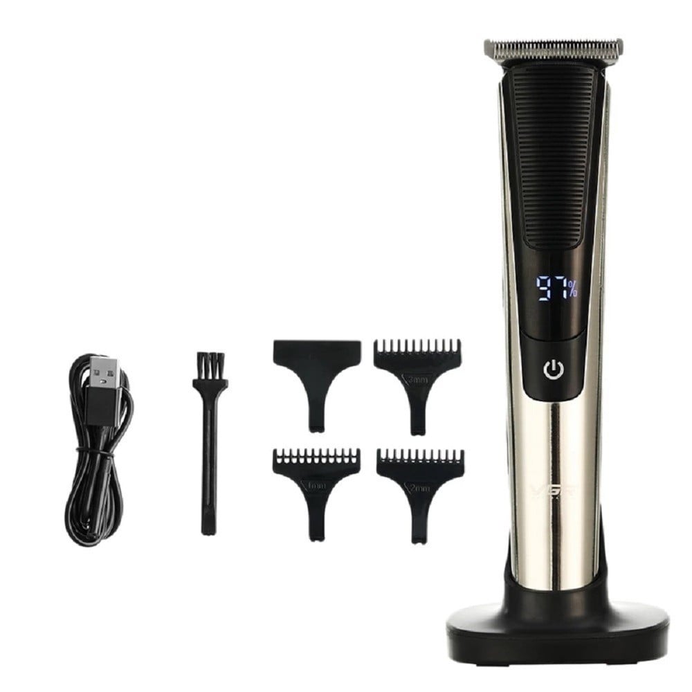 TAGLIACAPELLI BARBA PROFESSIONAL RICARICABILE USB CORDLES DISPLAY V178