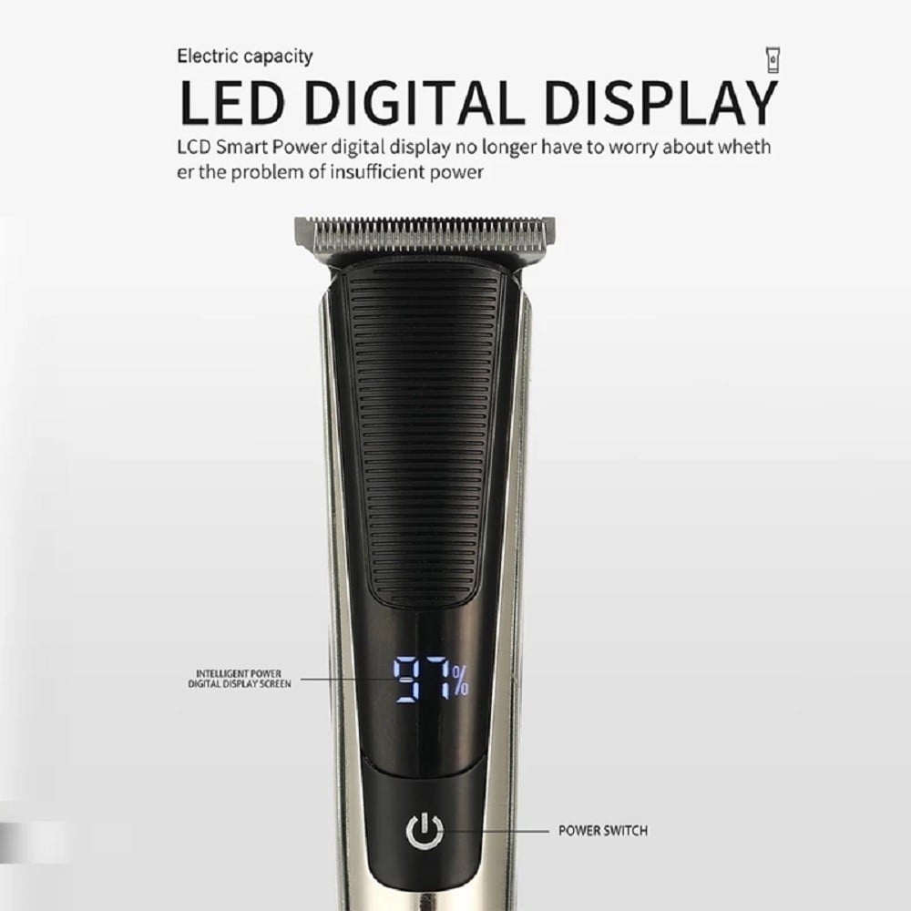 TAGLIACAPELLI BARBA PROFESSIONAL RICARICABILE USB CORDLES DISPLAY V178