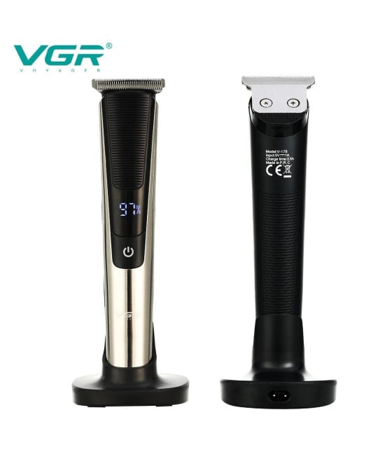 TAGLIACAPELLI BARBA PROFESSIONAL RICARICABILE USB CORDLES DISPLAY V178