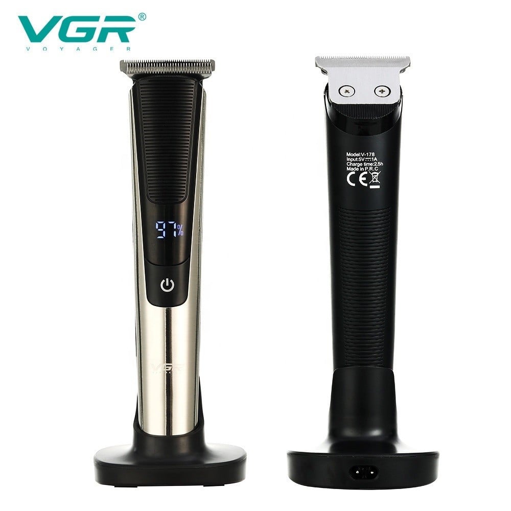 TAGLIACAPELLI BARBA PROFESSIONAL RICARICABILE USB CORDLES DISPLAY V178