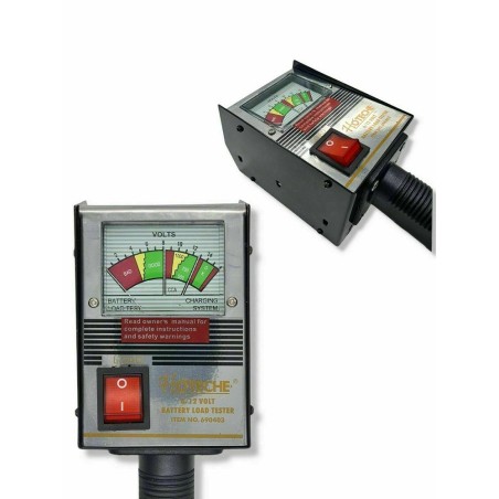 Mini voltmetro digitale tondo LED tester batteria 12 Volt / 24 Volt  voltmetro impermeabile per auto moto barca 2 pezzi. verde, SOEKAVIA