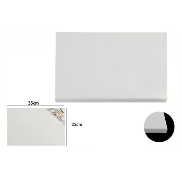 TELA PITTURA BIANCO 35X25X1.5CM RETTANGOLARE 53415A UNIVERSALE ARTISTI
