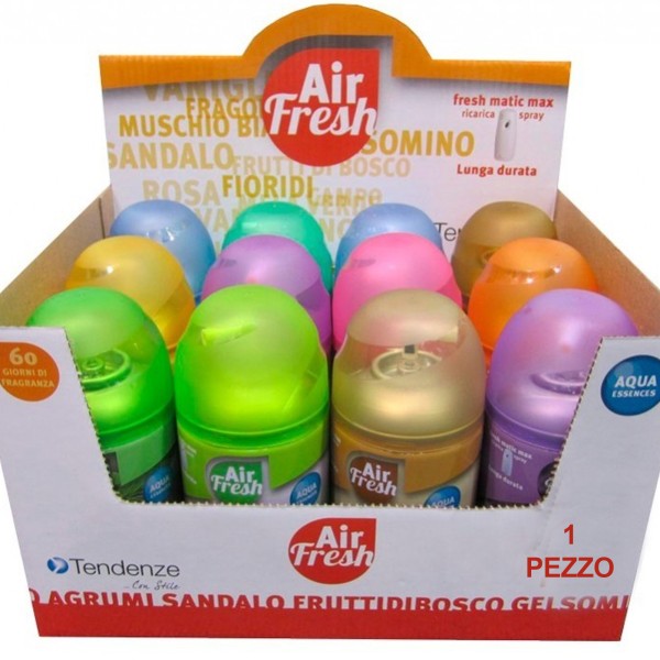 bombole deodoranti per ambienti profumazioni assortite FRESH AIR