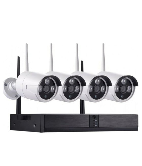 SISTEMA SORVEGLIANZA REGISTRAZIONE 4K HD TELECAMERA 4 CANALI Q-S4PRO