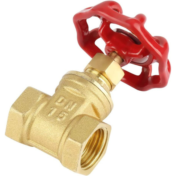 VALVOLA SARACINESCA D'ARRESTO PER ACQUA RUBINETTO IN METALLO F/F PN16 DA 1/2"