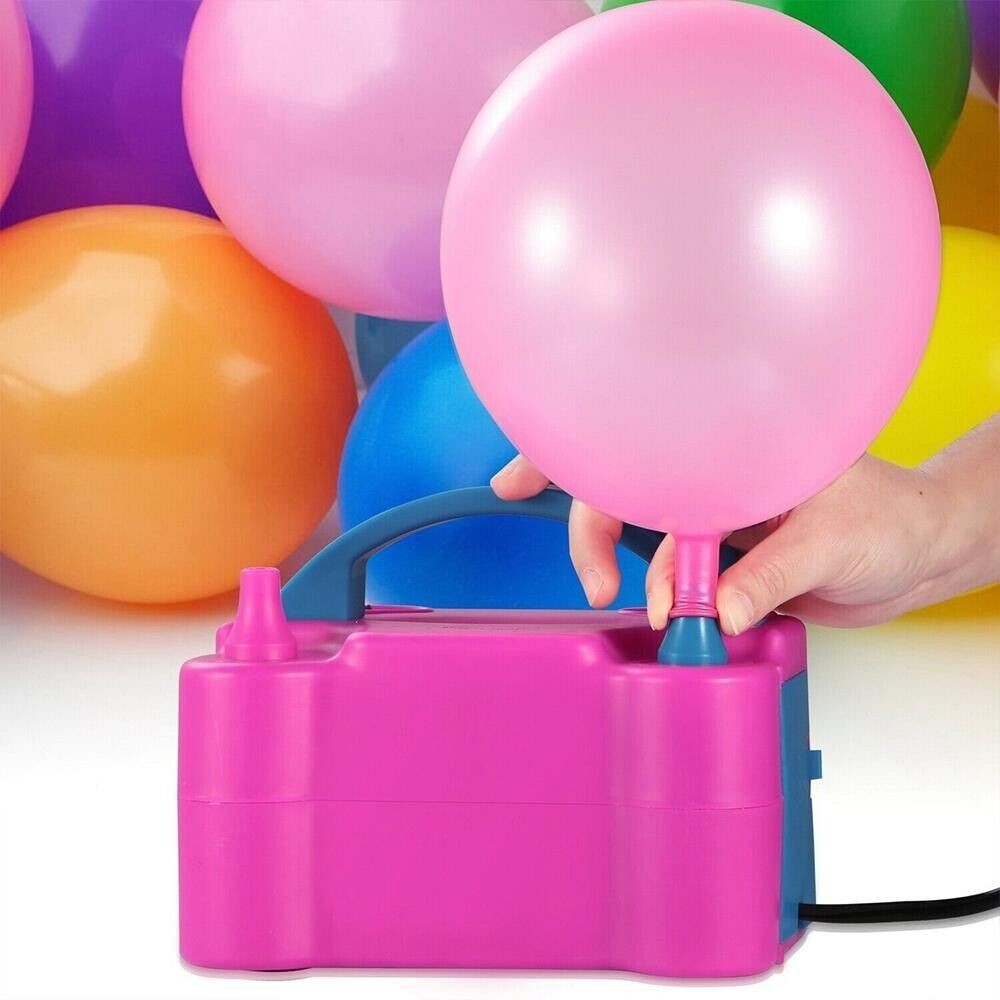 Pompa elettrica per palloncini da 600 W - Doppio ugello portatile per  gonfiare rapidamente palloncini
