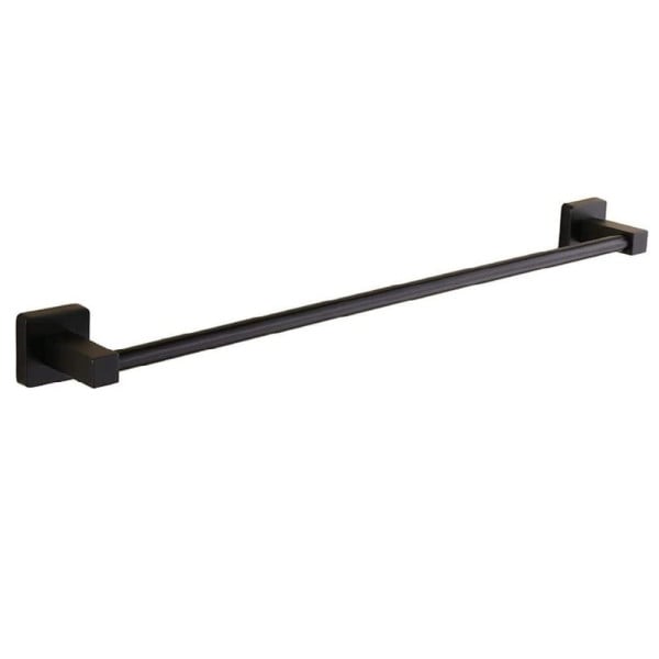 PORTASCIUGAMANI IN ACCIAIO INOX NERO DA 40 CM PER BAGNO DESIGN MODERNO